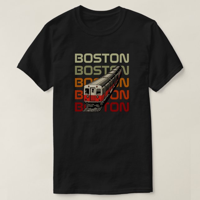 Camiseta Retro Boston Tee (Frente do Design)