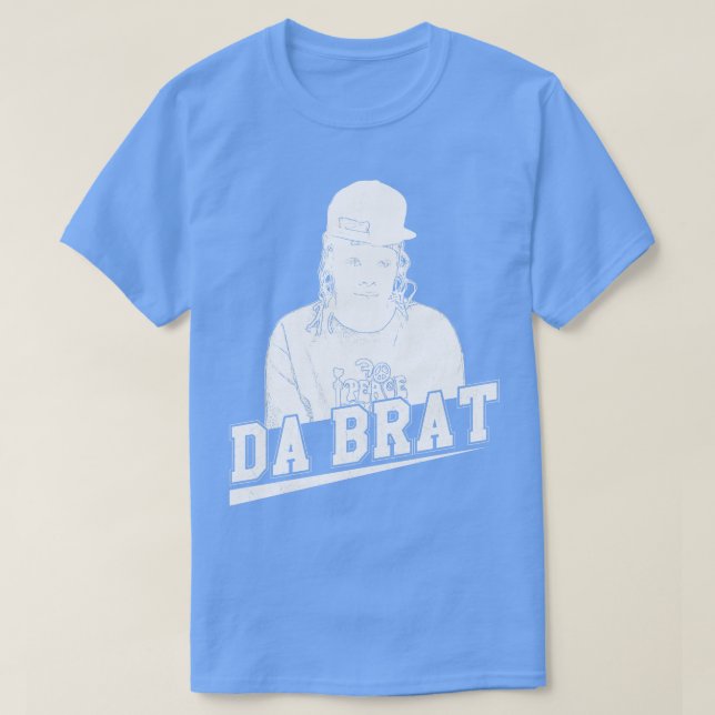 Camiseta Retro branco da Da Brat (Frente do Design)