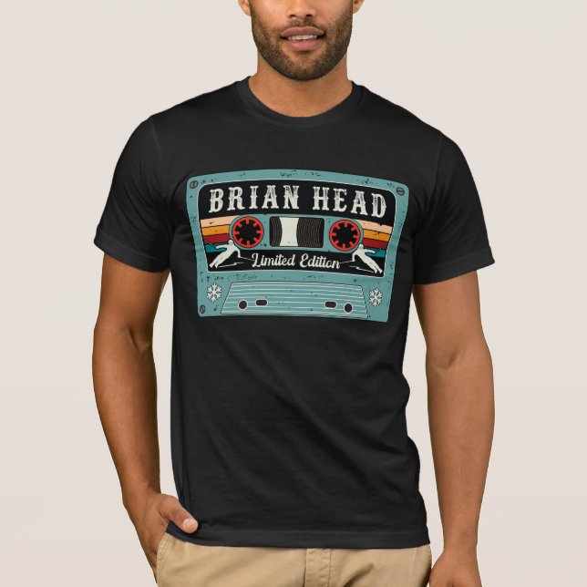 Camiseta Retro Brian Head Ski (Frente)