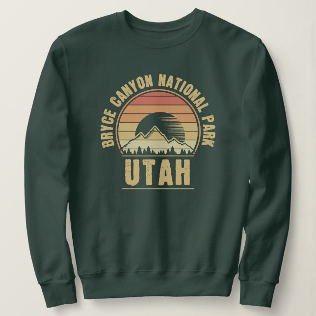 Camiseta Retro Bryce Canyon National Park Utah (Frente do Design)