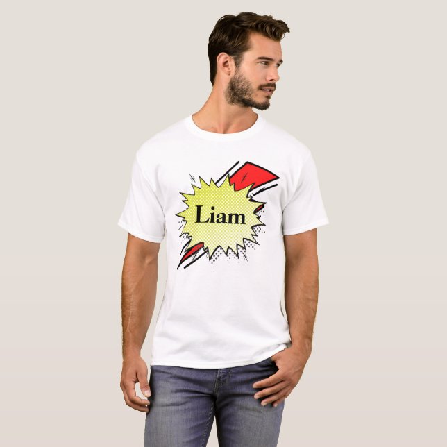 Camiseta Retro bubble color comic (Frente Completa)