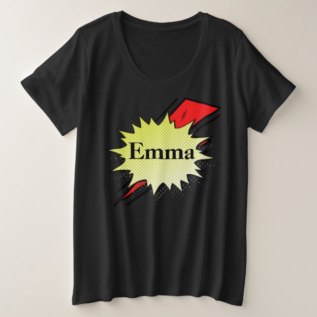 Camiseta  Retro bubble color comic (Frente do Design)
