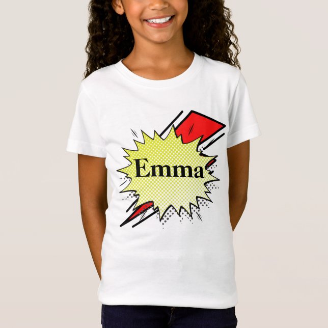 Camiseta Retro bubble color comic (Frente)