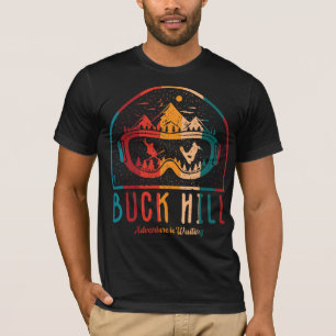 Camiseta Retro Buck Hill Ski Adventure
