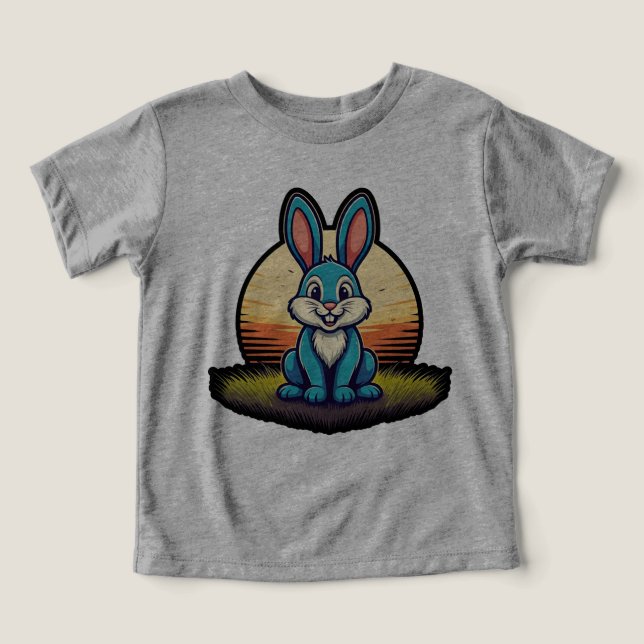 CAMISETA RETRO BUNNY (Design frontal)