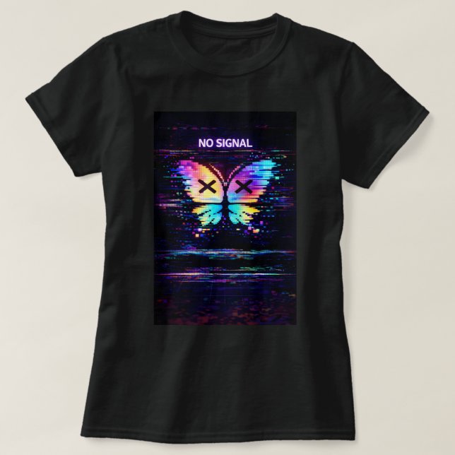 Camiseta Retro Butterfly TEES CO. 0047881 (Frente do Design)