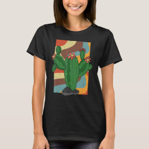 Camiseta Retro Cactos Sucultos Vegetal Natural Do Deserto C