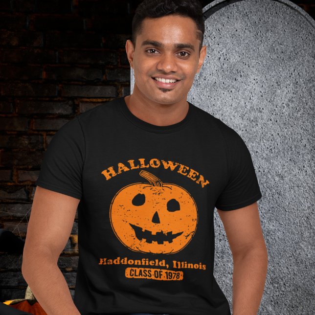 Camiseta Retro Calabaza de Halloween Haddonfield 1978 (Criador carregado)