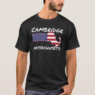 Camiseta Retro Cambridge MÃE Massachusetts Roupa Souvenir