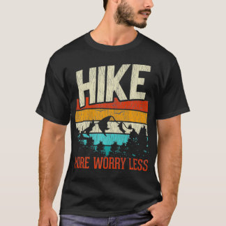 Camiseta Retro Caminha Mais Preocupada Menos Caminhada Mont