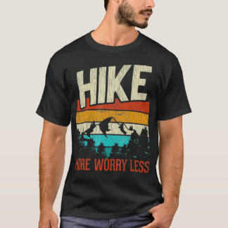 Camiseta Retro Caminha Mais Preocupada Menos Caminhada Mont