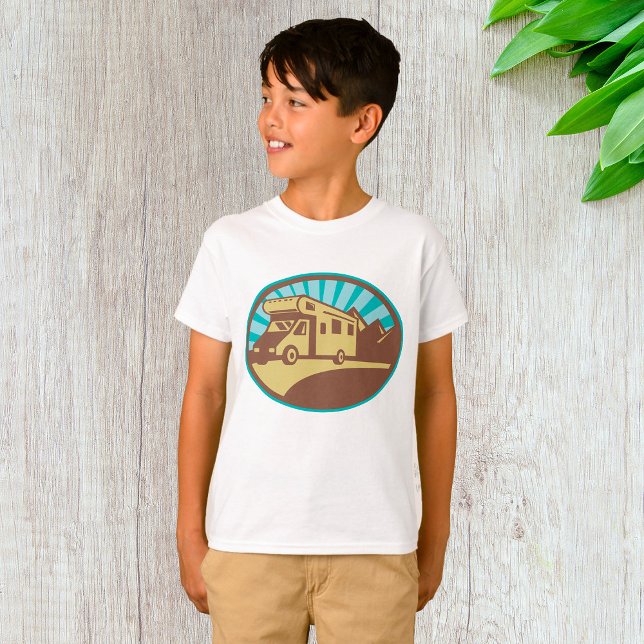 Camiseta Retro Campervan (Criador carregado)