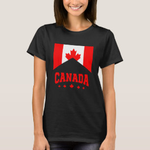 Camiseta Retro Canada Flag Canadian Flag Roots Map