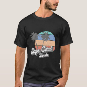 Camiseta Retro Cape Coral Florida Fl Vintage Beach Surf