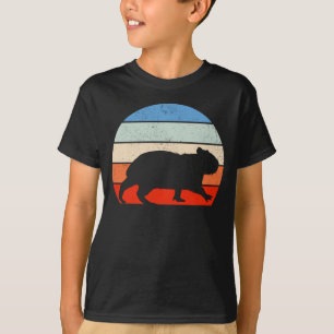 Camiseta Retro Capybara Lover Vintage Zoo Animal