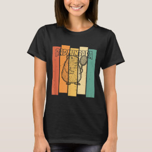 Camiseta Retro Capybara Shuttle - Badminton Vintage Badminb