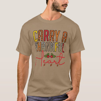 Camiseta Retro carregar Ahankful Heart