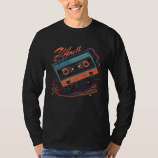 Camiseta Retro Cassette Tape Rock Until It Pops Old School 