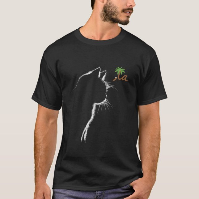 Camiseta Retro Cat Comma La Kamala Harris Para Presidente 2 (Frente)
