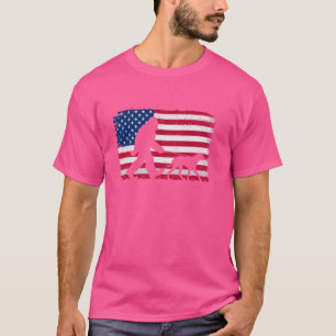 Camiseta Retro Catahoula Leopard Dog 4 de julho América dos