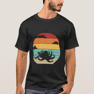 Camiseta Retro Cephalopoda Octopoda Octopoda Lover Octopus