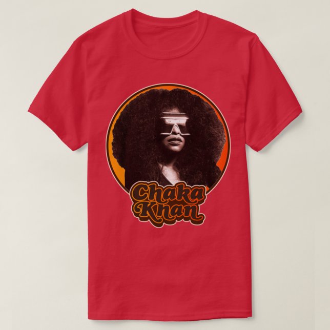 Camiseta Retro Chaka Khan Tribute (Frente do Design)