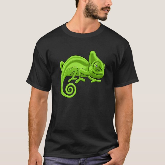Camiseta Retro Chameleon Sketch Chameleon (Frente)