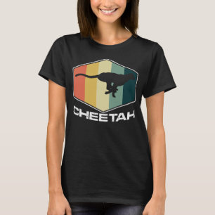Camiseta Retro Cheetah Big Cats African Savannah Wild Cats