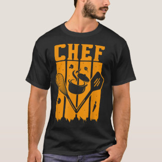 Camiseta Retro Chef Kitchen Sous Chefs Cooking Lovers