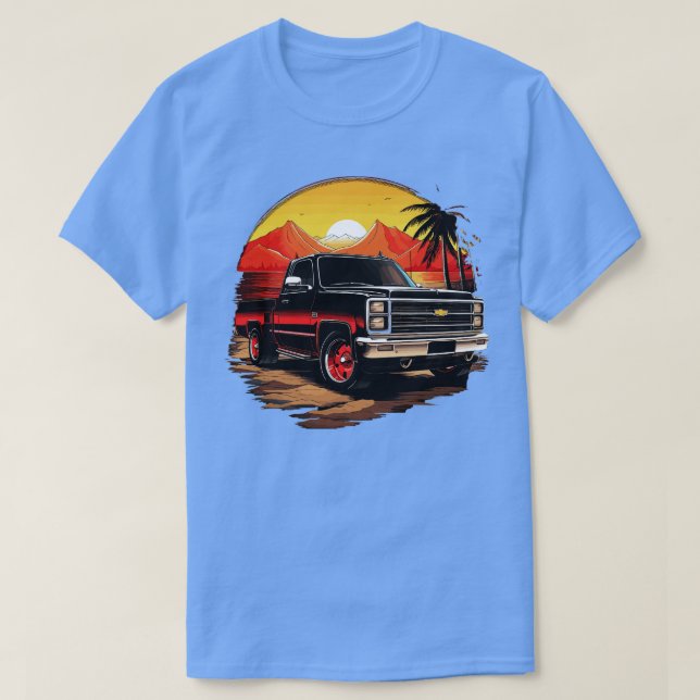 Camiseta Retro Chevy Silverado (Frente do Design)