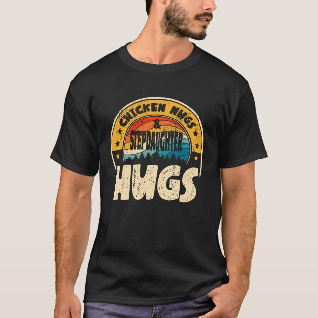 Camiseta Retro Chicken Nugs Nuggets Foodies  Stepdaughter H (Frente)