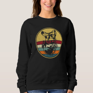 Camiseta Retro Chinchilla Pet Rodand Sunglass - Vintage C