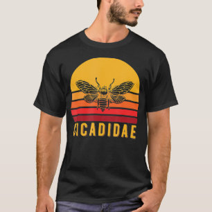 Camiseta Retro Cicada Cicadidae Entomologistas