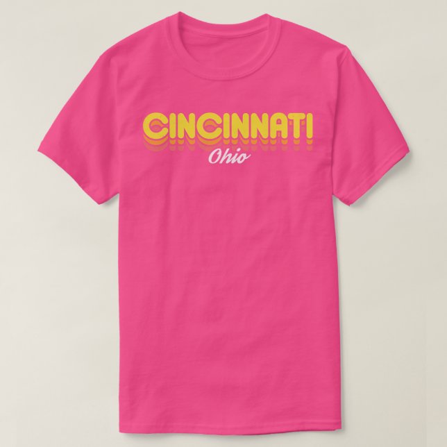 Camiseta Retro Cincinnati Ohio (Frente do Design)