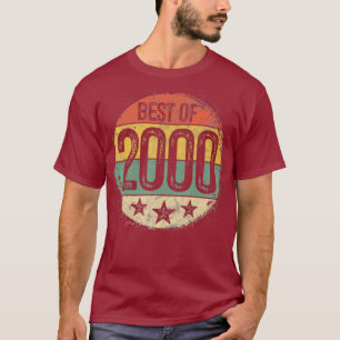 Camiseta Retro Circular Melhor do Presente de Aniversário d