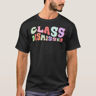 Camiseta Retro Classe Despedida No Último Dia Do Professor