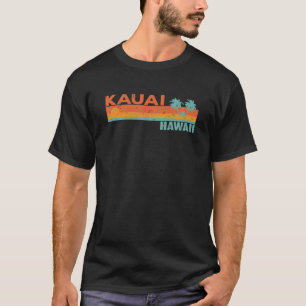 Camiseta Retro Classic Vintage Summer Kauai Hawaii T Shirt