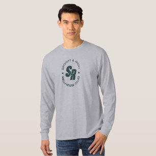 Camiseta Retro Clube de Bem-Estar Moda Esportiva   Homens M