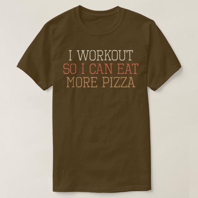 Camiseta Retro Colorido Engraçado, Para Comer Mais Pi (Frente do Design)