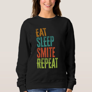 Camiseta Retro Coma Sono Sono Repetidamente Tachado com Leg