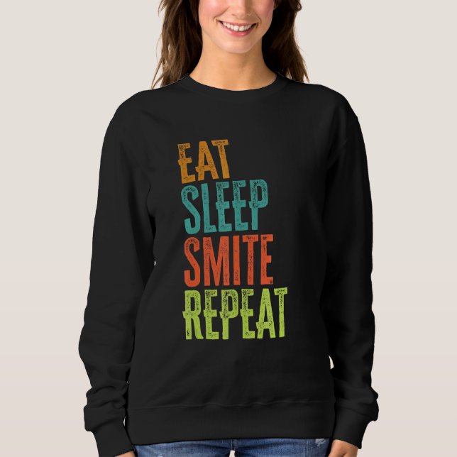 Camiseta Retro Coma Sono Sono Repetidamente Tachado com Leg (Frente)