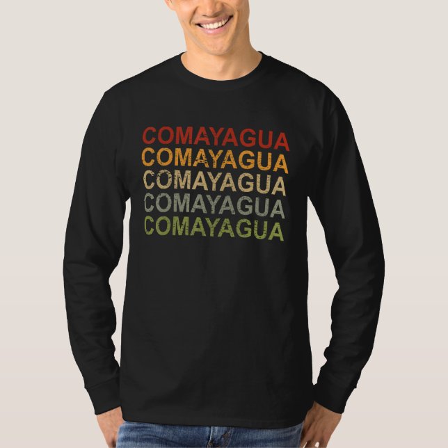 Camiseta Retro Comayagua Honduras Pride Honduras Vacation C (Frente)