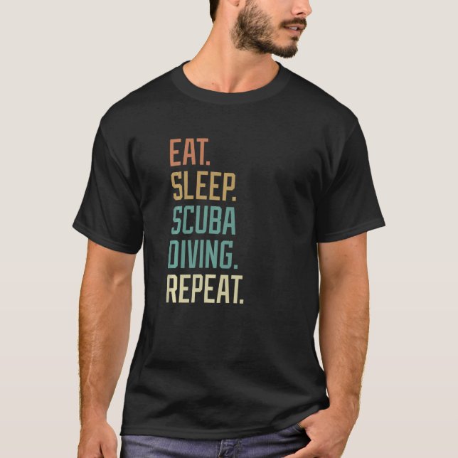 Camiseta Retro Comer Sono Divisória Repetir Vintagem (Frente)