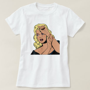 Camiseta Retro Comic Girl