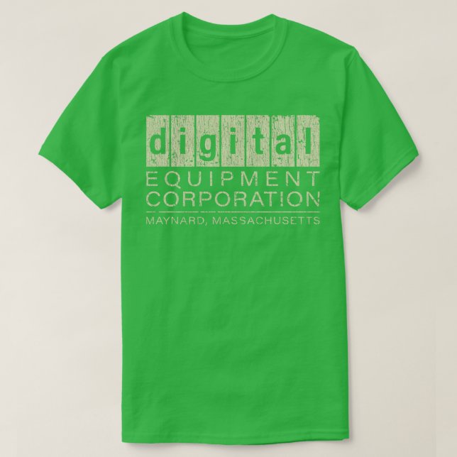 Camiseta Retro Computing Digital Equipment Corporation 1957 (Frente do Design)