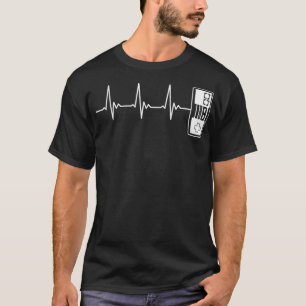 Camiseta Retro Controller Heartbeat Classic Video Game Retr