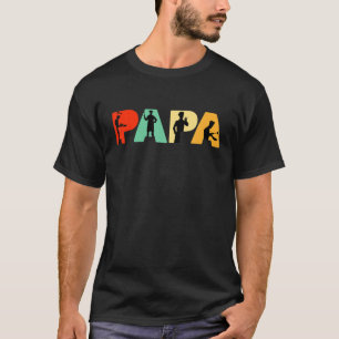 Camiseta Retro Cook Pai, Orgulhoso Cook Papá Gift