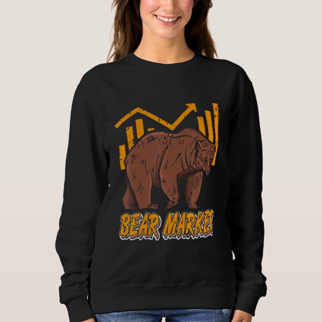 Camiseta Retro Cool Bear Market Stock Crypto Investor Prese (Frente)