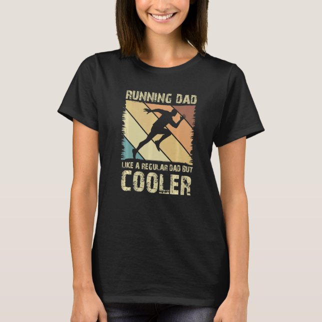 Camiseta Retro Cooler Father Marathoner Marathon Runner Run (Frente)