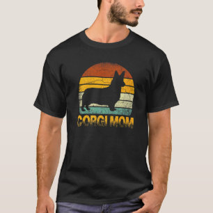 Camiseta Retro Corgi Mãe S Doxie Dog Proprietária Mãe Pet M